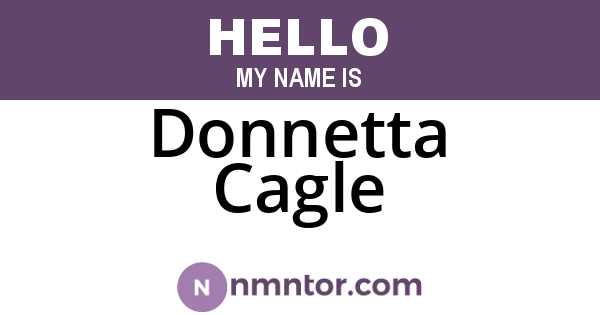 Donnetta Cagle