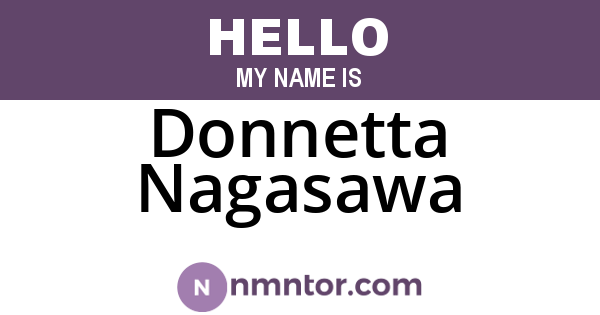 Donnetta Nagasawa