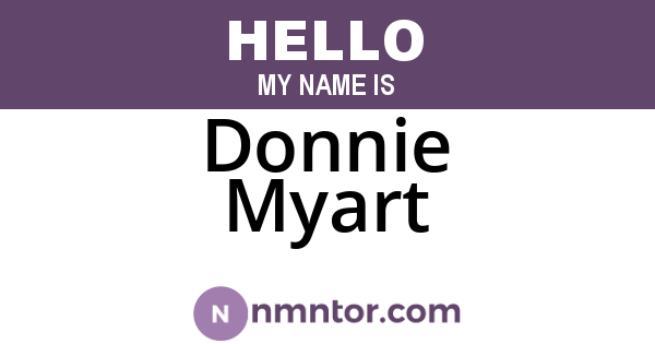 Donnie Myart