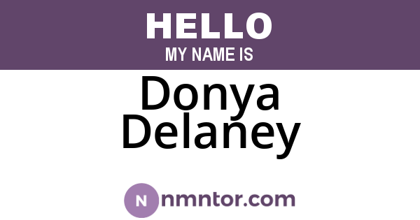 Donya Delaney
