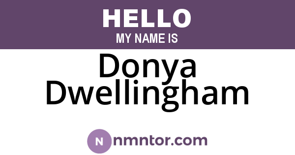Donya Dwellingham