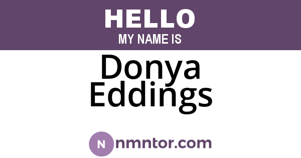 Donya Eddings