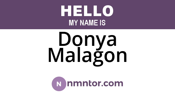 Donya Malagon
