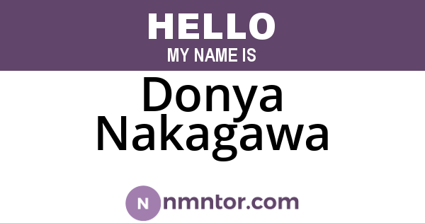Donya Nakagawa