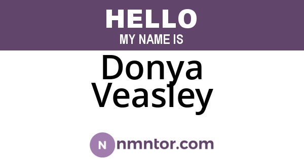 Donya Veasley