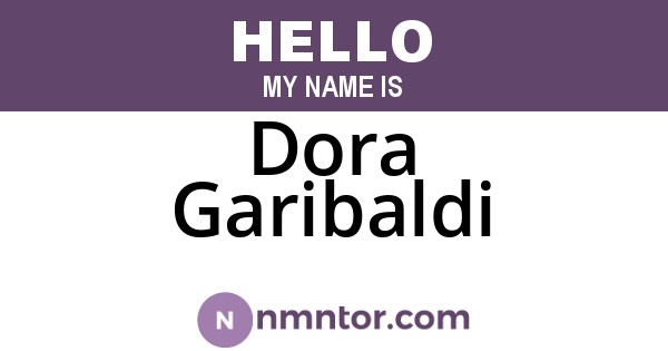 Dora Garibaldi