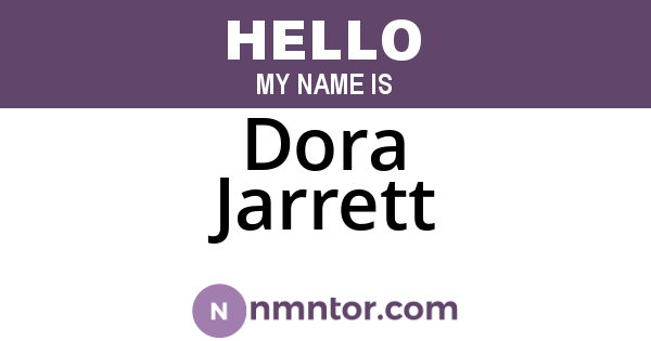 Dora Jarrett
