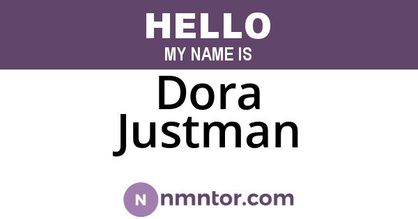 Dora Justman
