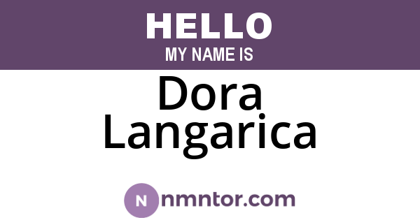 Dora Langarica