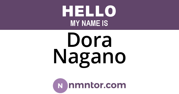 Dora Nagano