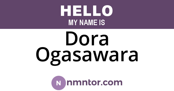 Dora Ogasawara
