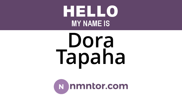 Dora Tapaha