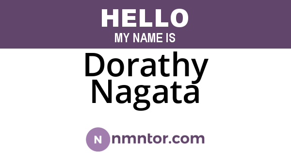 Dorathy Nagata