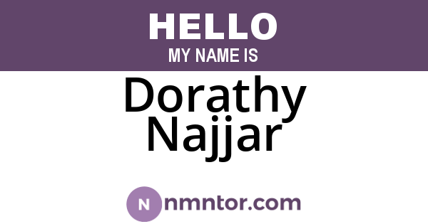 Dorathy Najjar