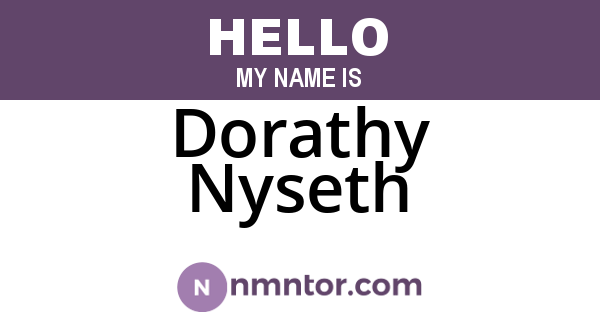 Dorathy Nyseth