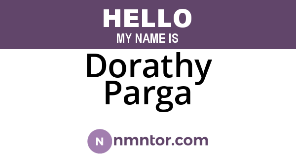Dorathy Parga