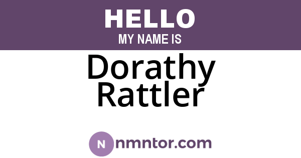 Dorathy Rattler