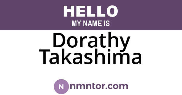 Dorathy Takashima