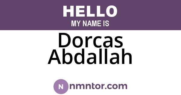 Dorcas Abdallah