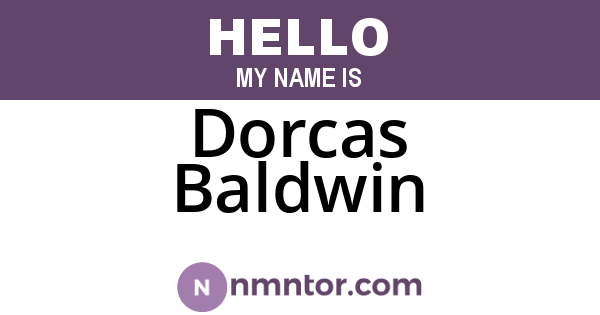 Dorcas Baldwin