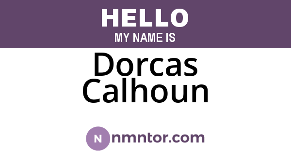 Dorcas Calhoun