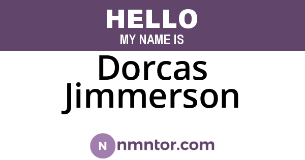 Dorcas Jimmerson
