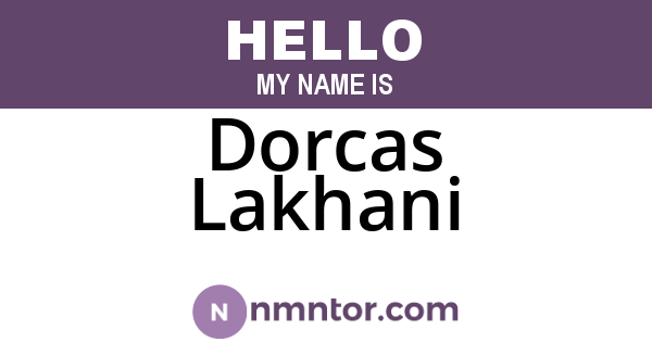 Dorcas Lakhani