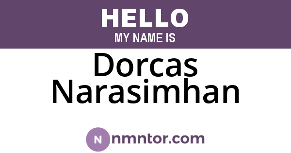 Dorcas Narasimhan