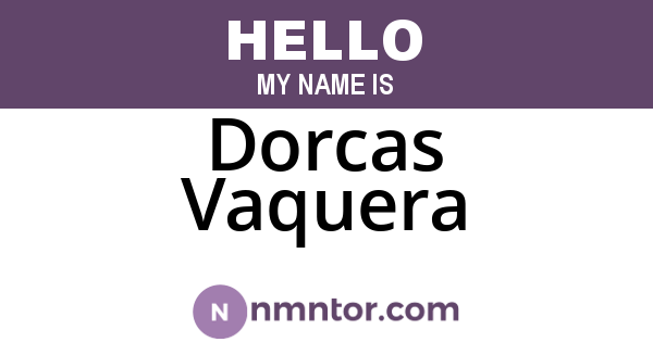 Dorcas Vaquera