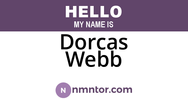 Dorcas Webb