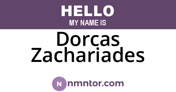 Dorcas Zachariades