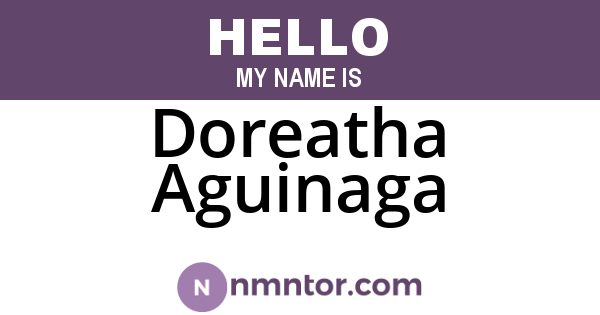 Doreatha Aguinaga
