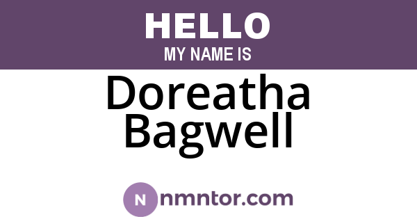 Doreatha Bagwell