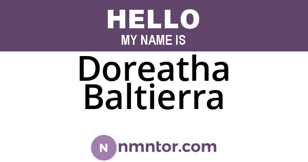 Doreatha Baltierra