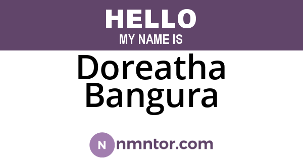 Doreatha Bangura