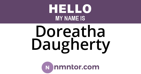Doreatha Daugherty