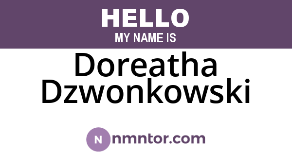 Doreatha Dzwonkowski