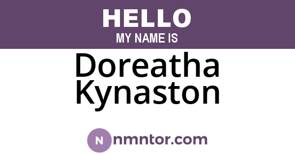 Doreatha Kynaston