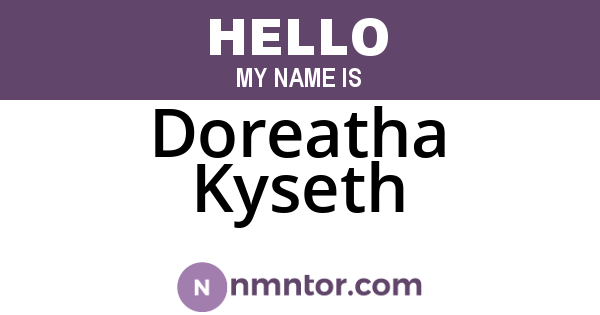 Doreatha Kyseth
