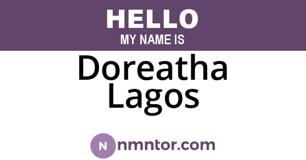 Doreatha Lagos