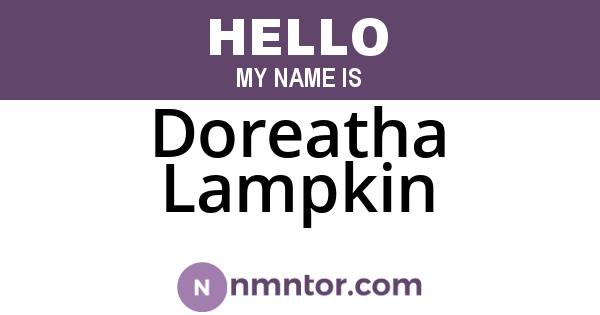 Doreatha Lampkin