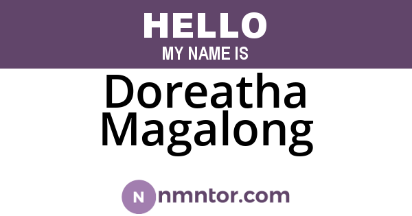 Doreatha Magalong