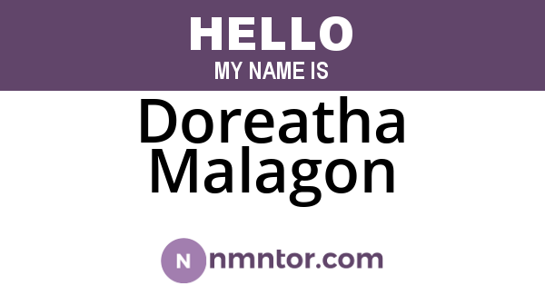 Doreatha Malagon