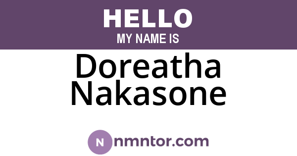 Doreatha Nakasone