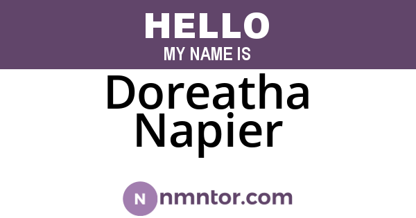 Doreatha Napier