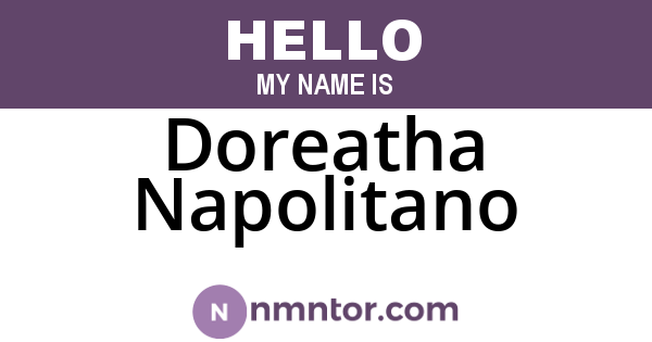 Doreatha Napolitano
