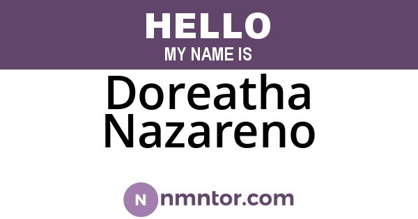 Doreatha Nazareno