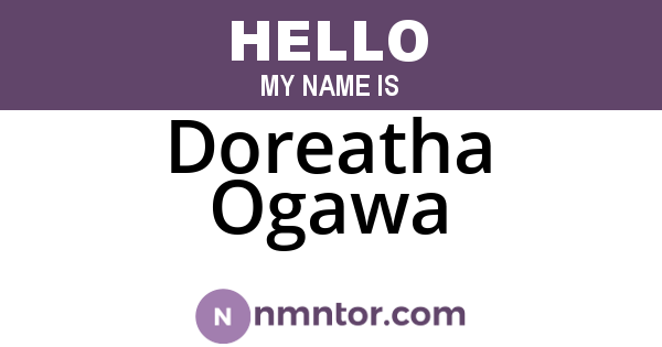 Doreatha Ogawa