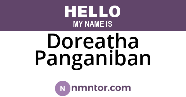 Doreatha Panganiban