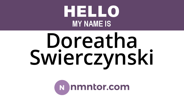 Doreatha Swierczynski